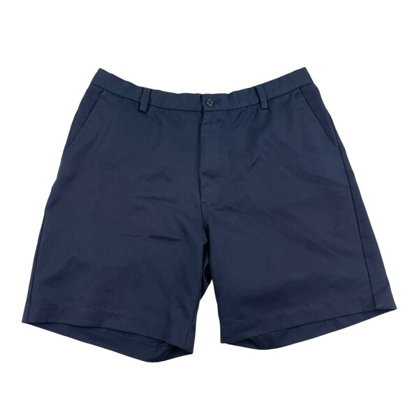 IZOD GOLF XFG Classic Navy Flat Front Performance Golf Shorts Sz 38 Polyester - Picture 1 of 5